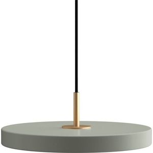Šalvějově zelené kovové LED stmívatelné závěsné svítidlo s kovovým stínidlem ø 31 cm Asteria Plus – UMAGE obraz