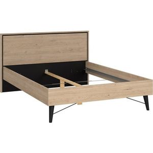 Dvoulůžková postel bez roštu v přírodní barvě 140x200 cm Ry – Tvilum obraz