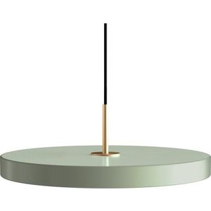 Světle zelené LED závěsné svítidlo s kovovým stínidlem ø 43 cm Asteria – UMAGE obraz