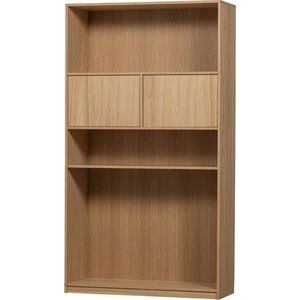 Modulární knihovna v dekoru dubu v přírodní barvě 110x199 cm Modulair – vtwonen obraz