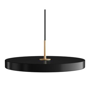 Černé LED závěsné svítidlo s kovovým stínidlem ø 43 cm Asteria Medium – UMAGE obraz
