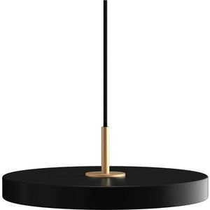 Černé LED stmívatelné závěsné svítidlo s kovovým stínidlem ø 31 cm Asteria Plus Mini – UMAGE obraz