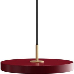 Červené kovové LED stmívatelné závěsné svítidlo s kovovým stínidlem ø 31 cm Asteria Plus – UMAGE obraz