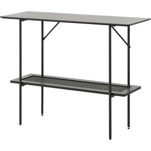 Černý konzolový stolek 37x100 cm Pensacola – Unique Furniture obraz