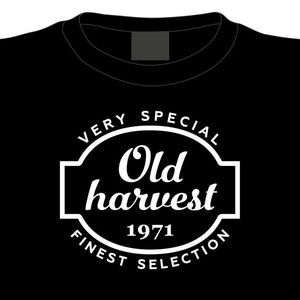 Narozeninové tričko Old Harvest 1971, L obraz
