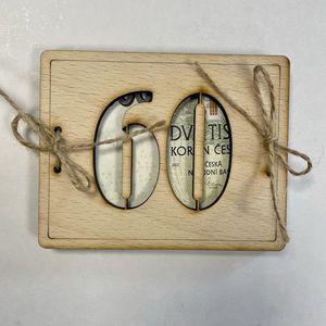Dřevěné přání - 60 obraz