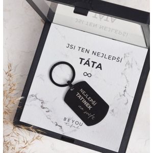 Klíčenka NEJLEPŠÍ TATÍNEK v dárkové krabičce obraz