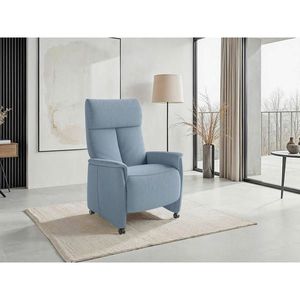 Sit & More RELAXAČNÍ KŘESLO, textil, světle modrá obraz