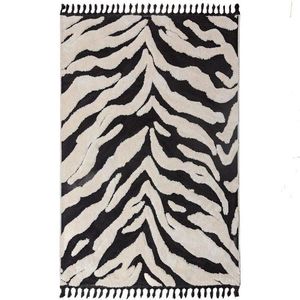 Flair Rugs KOBEREC S VYSOKÝM VLASEM, 200/300 cm černá obraz
