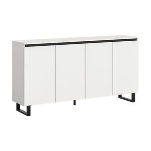 Livetastic ŠIROKÁ KOMODA, bílá, 160/84/36 cm obraz