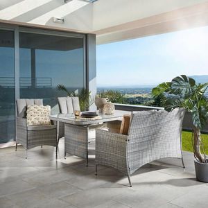 Ambia Garden ZAHRADNÍ JÍDELNÍ SET, plast, textil obraz