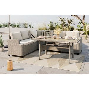 Ambia Garden JÍDELNÍ TERASOVÁ SOUPRAVA kov obraz