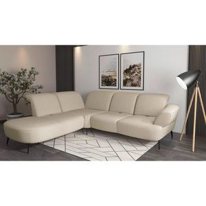 Sit & More ROHOVÁ SEDAČKA, textil, krémová obraz
