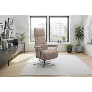 Sit & More RELAXAČNÍ KŘESLO, textil, cappuccino obraz