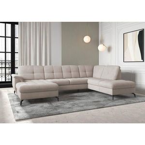 Sit & More SEDACÍ SOUPRAVA, textil, šedobéžová obraz