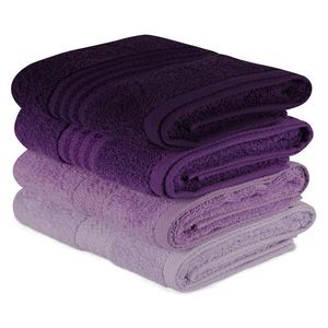 SADA RUČNÍKŮ, 50/90 cm, fialová, purpurová, šeříková obraz