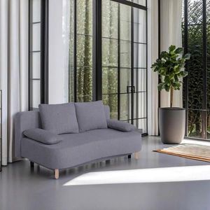 P & B ROZKLÁDACÍ POHOVKA, textil, kompozitní dřevo, mokka obraz