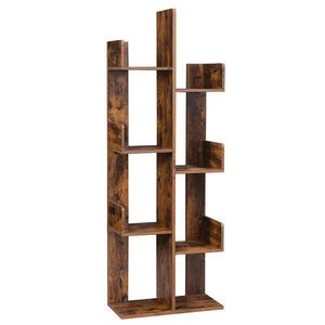 Boxxx REGÁL, tmavý dub, 50/140/25 cm obraz