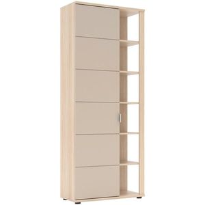 Stylife SKŘÍŇ NA ODĚV, barvy dubu, kašmírová, 80/199/38 cm obraz