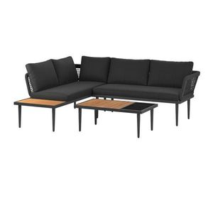 Beldano TERASOVÁ SEDACÍ SOUPRAVA dřevo, kov, plast, sklo, textil obraz