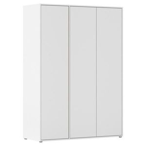 Rauch Möbel ŠATNÍ SKŘÍŇ S OTOČNÝMI DVEŘMI, bílá, 140/194/53 cm obraz