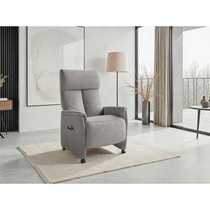 Sit & More RELAXAČNÍ KŘESLO, textil, šedá obraz