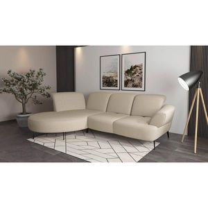 Sit & More ROHOVÁ SEDAČKA, textil, krémová obraz