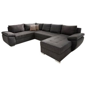 P & B SEDACÍ SOUPRAVA, textil, hnědá obraz