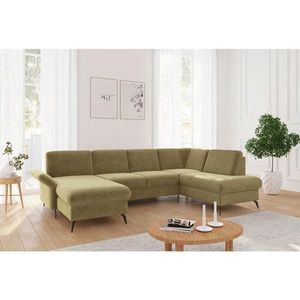 Sit & More SEDACÍ SOUPRAVA, textil, olivově zelená obraz