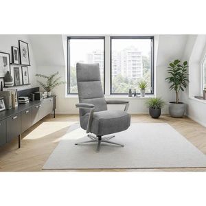 Sit & More RELAXAČNÍ KŘESLO, textil, šedá obraz
