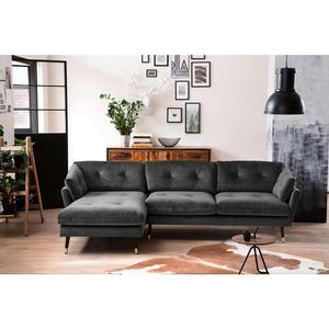 MID.YOU ROHOVÁ SEDAČKA, textil, antracitová obraz