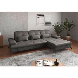 Sit & More ROHOVÁ SEDAČKA, kůže, mokka obraz