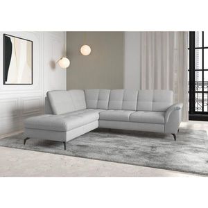 Sit & More ROHOVÁ SEDAČKA, textil, světle šedá obraz