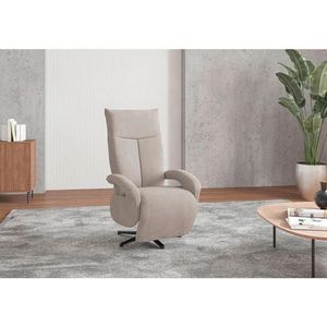 Sit & More KŘESLO, textil, šedobéžová obraz