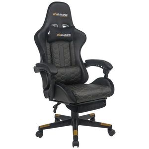 BX Gaming HERNÍ ŽIDLE, vzhled kůže, samet, černá obraz