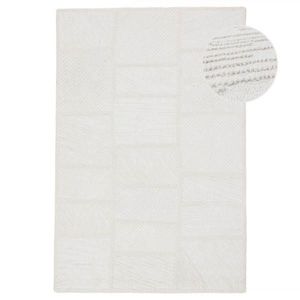 Flair Rugs VLNĚNÝ KOBEREC, 160/230 cm bílá obraz