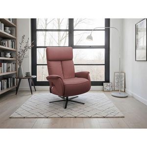 Sit & More RELAXAČNÍ KŘESLO, kůže, červenohnědá obraz
