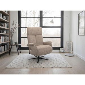 Sit & More RELAXAČNÍ KŘESLO, textil, cappuccino obraz