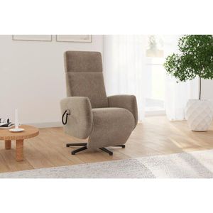 Sit & More RELAXAČNÍ KŘESLO, textil, světle hnědá obraz