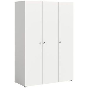 MID.YOU ŠATNÍ SKŘÍŇ S OTOČNÝMI DVEŘMI, bílá, 120/176/51 cm obraz
