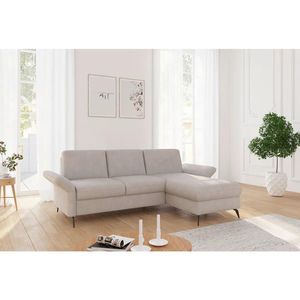 Sit & More ROHOVÁ SEDAČKA, textil, šedobéžová obraz