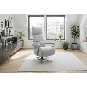 Sit & More RELAXAČNÍ KŘESLO, textil, světle šedá obraz