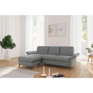 Sit & More ROHOVÁ SEDAČKA, textil, šedá obraz