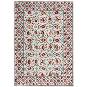 Flair Rugs TKANÝ KOBEREC, 160/230 cm krémová, červená obraz
