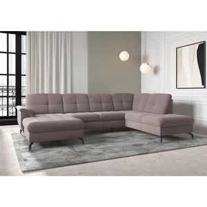 Sit & More SEDACÍ SOUPRAVA, textil, šedohnědá obraz