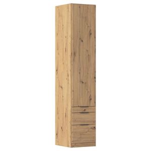 Rauch Möbel ŠATNÍ SKŘÍŇ S OTOČNÝMI DVEŘMI, tmavě šedá, dub artisan, 47/229/54 cm obraz