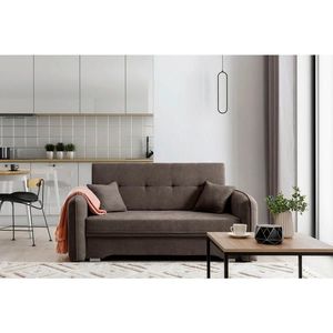 MID.YOU ROZKLÁDACÍ POHOVKA, textil, hnědá obraz