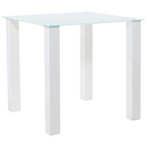 P & B JÍDELNÍ STŮL, bílá, 80/80/76 cm obraz