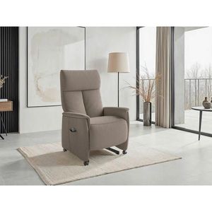 Sit & More RELAXAČNÍ KŘESLO, textil, šedohnědá obraz