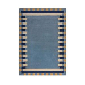 Flair Rugs VLNĚNÝ KOBEREC, 160/230 cm modrá, žlutá obraz
